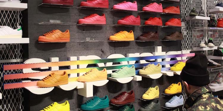 heres what happened at the pharrell x adidas superstar supercolor release in nyc 10
