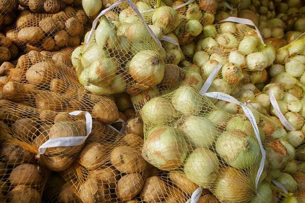 سیب زمینی و پیاز