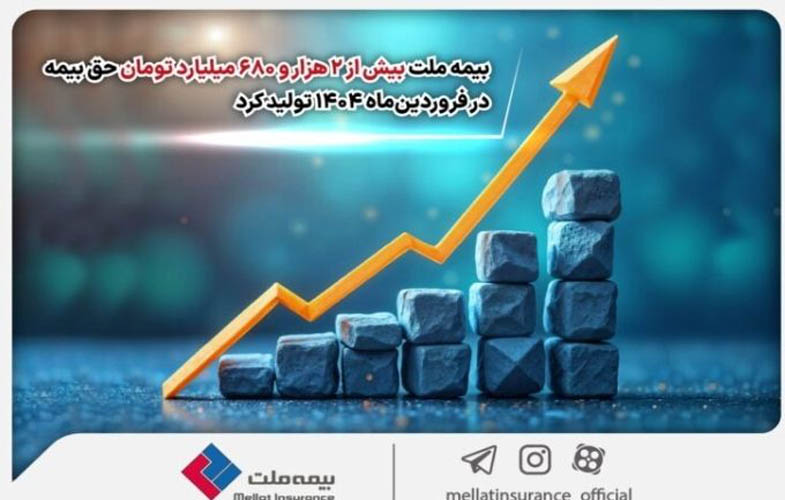 بیمه ملت بیش از ۲ هزار و ۶۸۰ میلیارد تومان حق بیمه در فروردینماه ۱۴۰۴ تولید کرد 1 IMG 20250505 140456 889