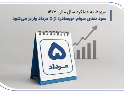 سود نقدی سهام «وبصادر» از ۵ مرداد واریز میشود 3 14040501800